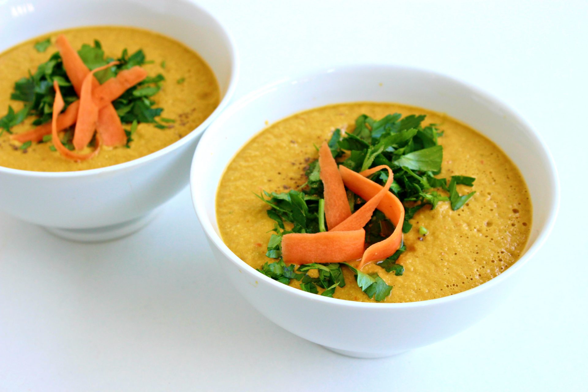 Soupe Froide carottes et coriandre BIO